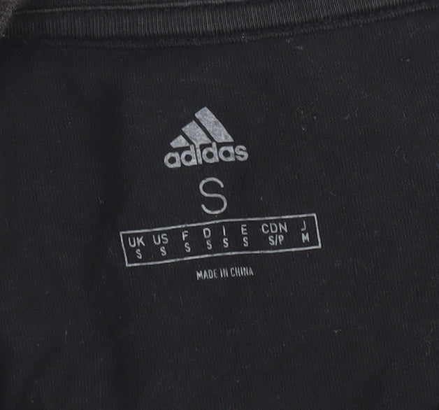 Adidas Men's Black Short Sleeve Cotton T-Shirt Size S