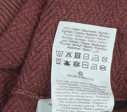 Jack & Jones Men’s Brown Cotton Pullover - Size S