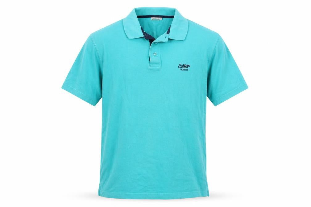 Mens UK Size M Cotton Traders Cotton Polo Shirt