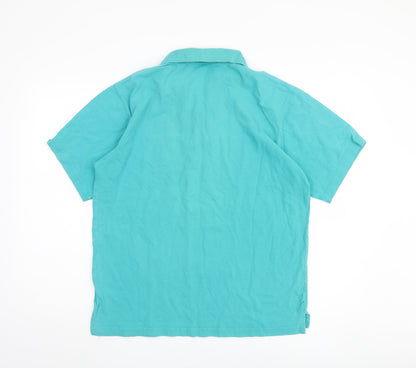 Cotton Traders Men's Blue Polo Shirt M