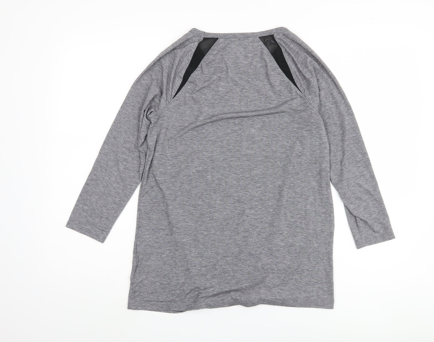 GapFit Women's Grey Maternity Long Sleeve T-Shirt, Size S