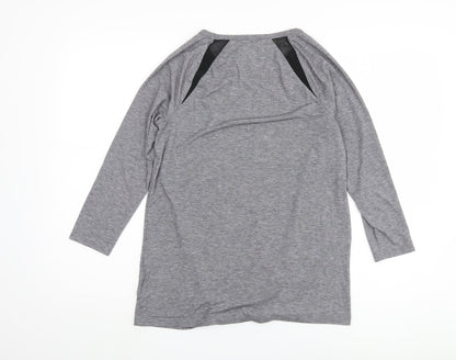 GapFit Women's Grey Maternity Long Sleeve T-Shirt, Size S