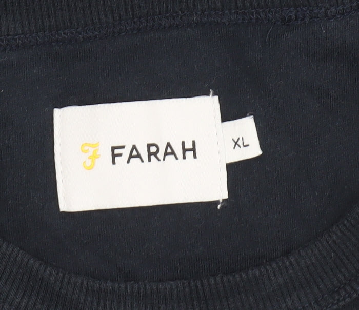 Mens UK Size XL Farah Blue  T-Shirt