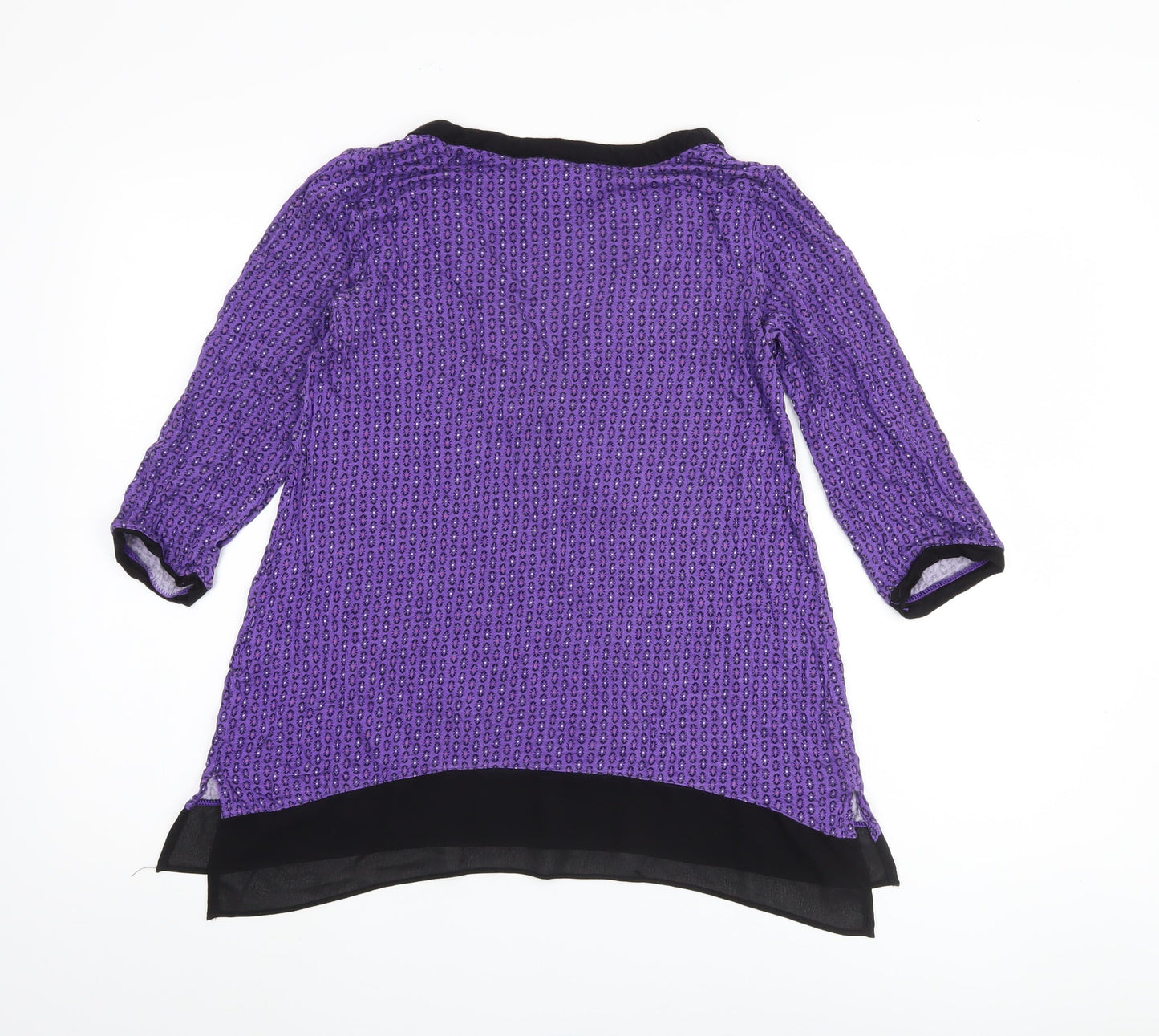 SimplyVera Vera Wang Women's Purple Tunic XS