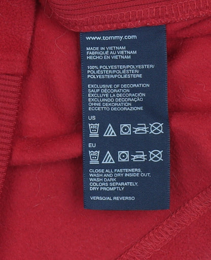 Mens UK Size 44 Tommy Hilfiger Red Basic Jacket