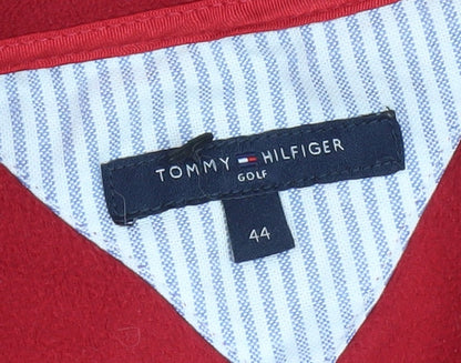 Mens UK Size 44 Tommy Hilfiger Red Basic Jacket