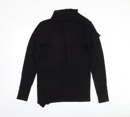 Marella Women's Black High Neck Jumper Size M