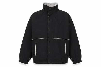 Mens UK Size L Regal Black Windbreaker Coat