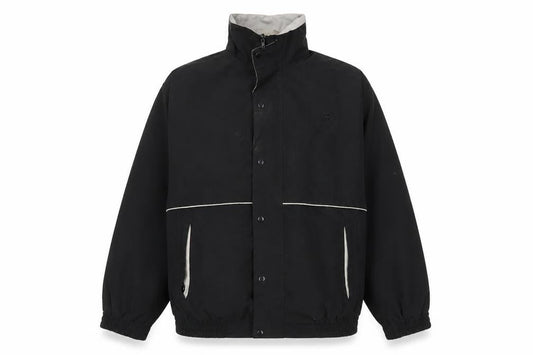 Mens UK Size L Regal Black Windbreaker Coat