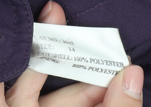 Womens UK Size 14 Finesse Purple