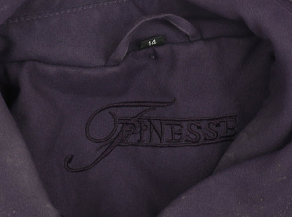 Womens UK Size 14 Finesse Purple
