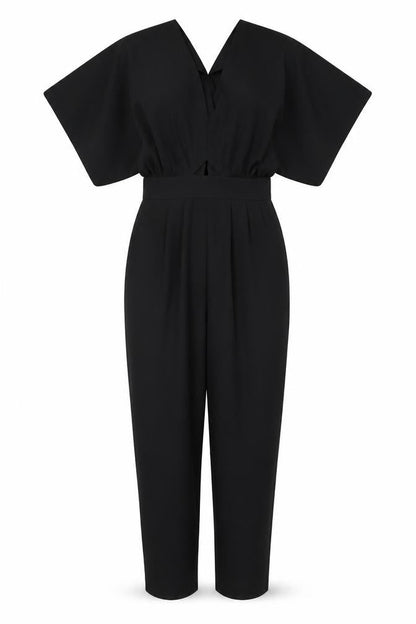 Womens UK Size 8 ASOS One-Piece Black Jumpsuit