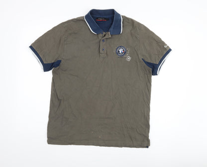 Pierre Cardin Men’s Brown Polo Shirt L Short Sleeve