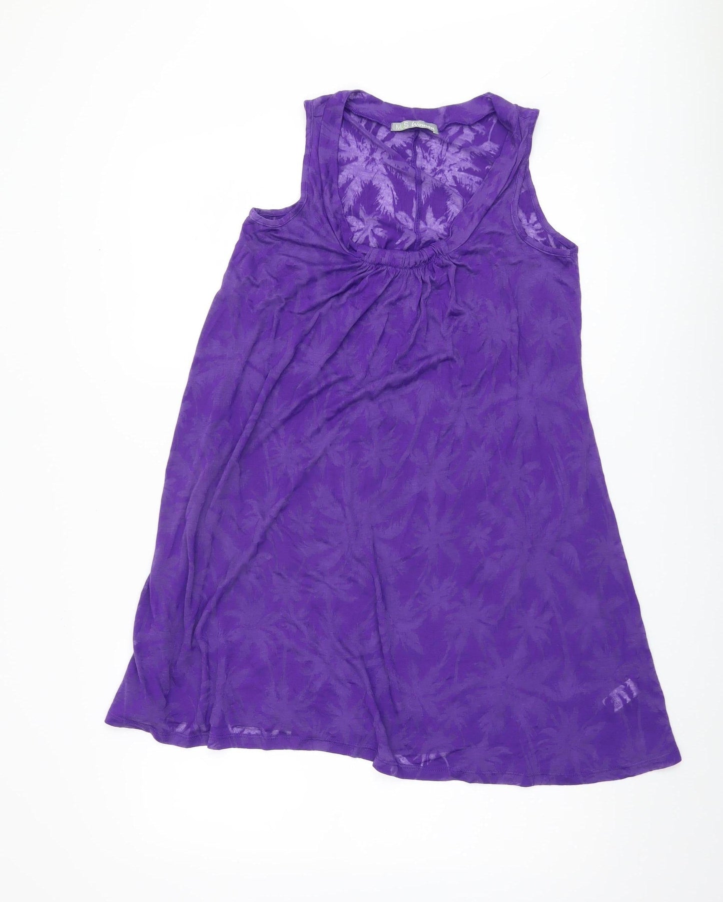 Womens UK Size 12 Marks and Spencer Purple  Tank