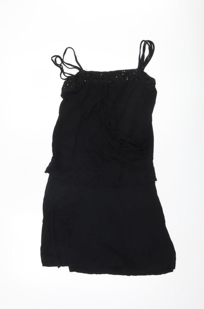 Kookai Women's Black Beaded Dress, Size 4