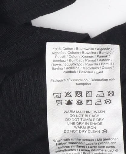 Womens UK Size L VERO MODA Black  T-Shirt