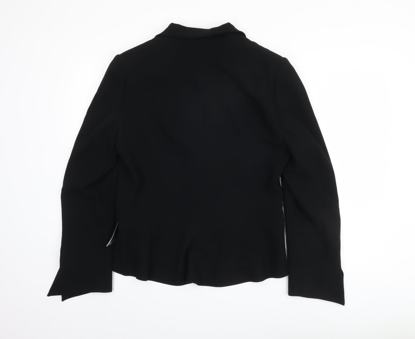 Wallis Women's Black Blazer Size 16, Lined, One-Button