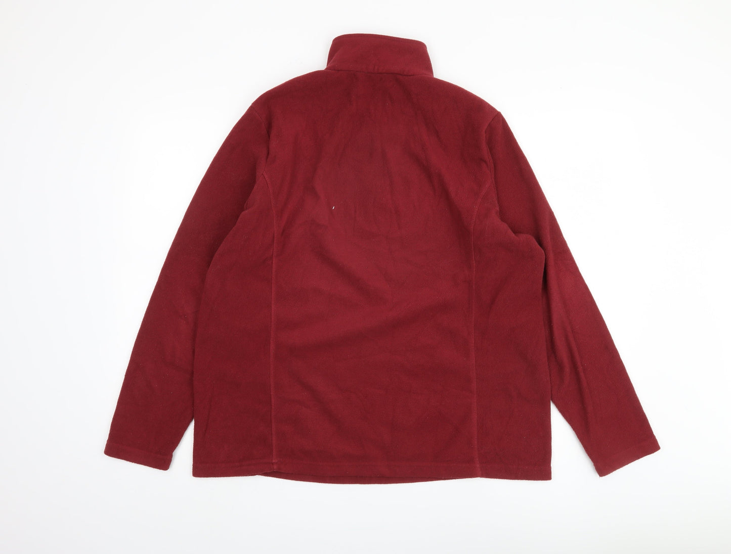 Mens UK Size XL Lands' End Red Pullover Sweatshirt