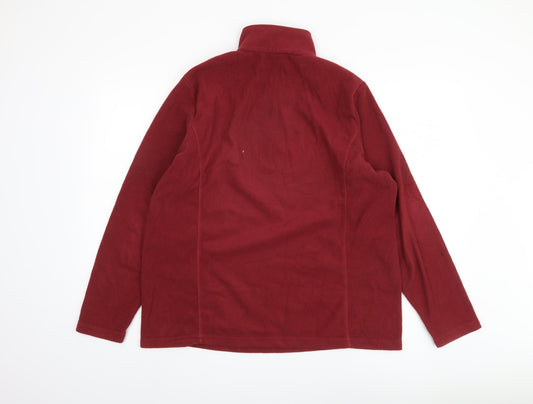 Mens UK Size XL Lands' End Red Pullover Sweatshirt