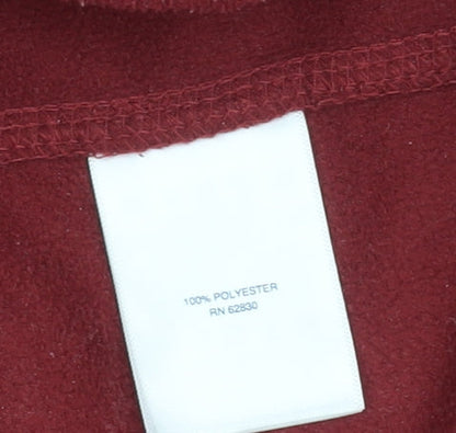 Mens UK Size XL Lands' End Red Pullover Sweatshirt