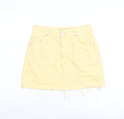 Womens UK Size 10 Topshop Mini Denim Skirt