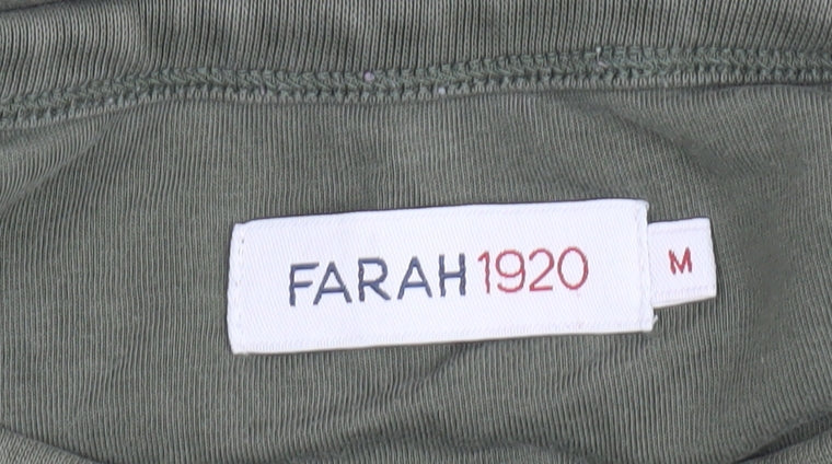 Mens UK Size M Farah Green  T-Shirt