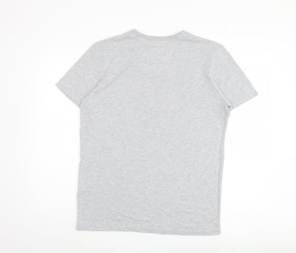 Front Up Rugby Men's Grey M Graphic Print T-Shirt