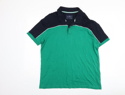 Marks and Spencer Men's Green XL Polo Shirt