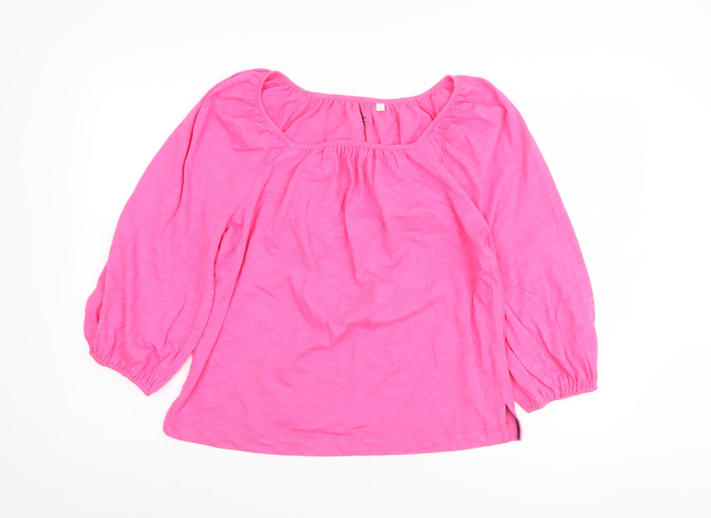 Boden Women's Pink Blouse, Size S, 3/4 Balloon Sleeve