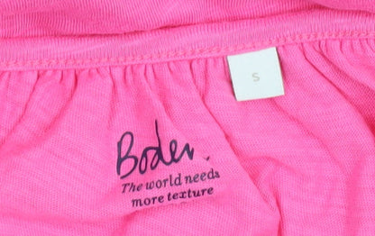 Boden Women's Pink Blouse, Size S, 3/4 Balloon Sleeve