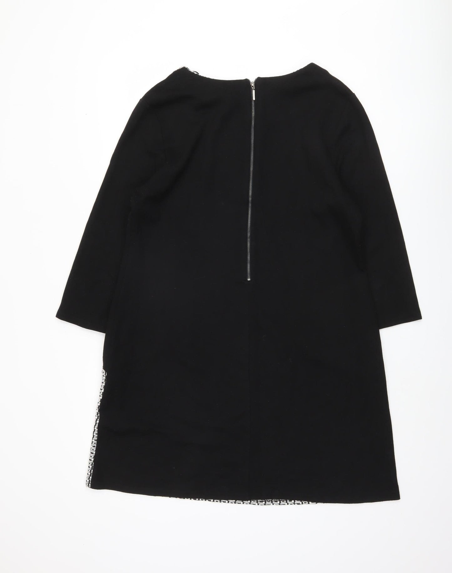 Debenhams Women's Black Geometric Dress, Size 18