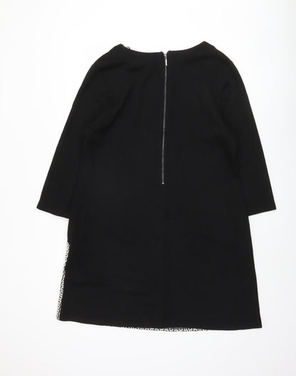 Debenhams Women's Black Geometric Dress, Size 18
