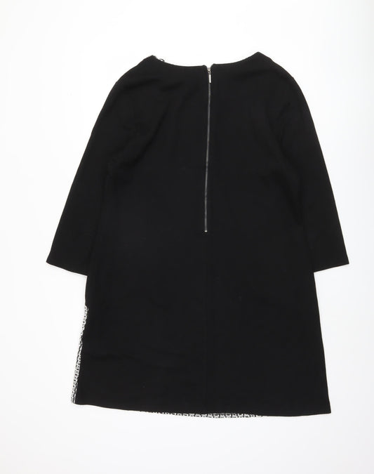 Debenhams Women's Black Geometric Dress, Size 18