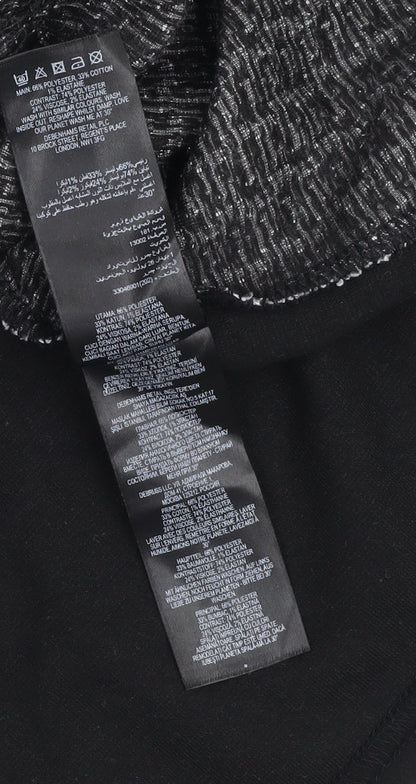 Debenhams Women's Black Geometric Dress, Size 18