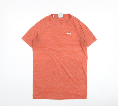 MP Men's Orange Crew Neck T-Shirt XS