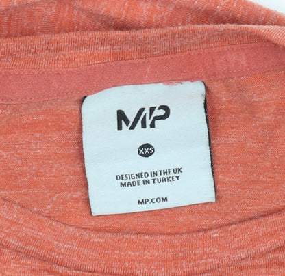 MP Men's Orange Crew Neck T-Shirt XS