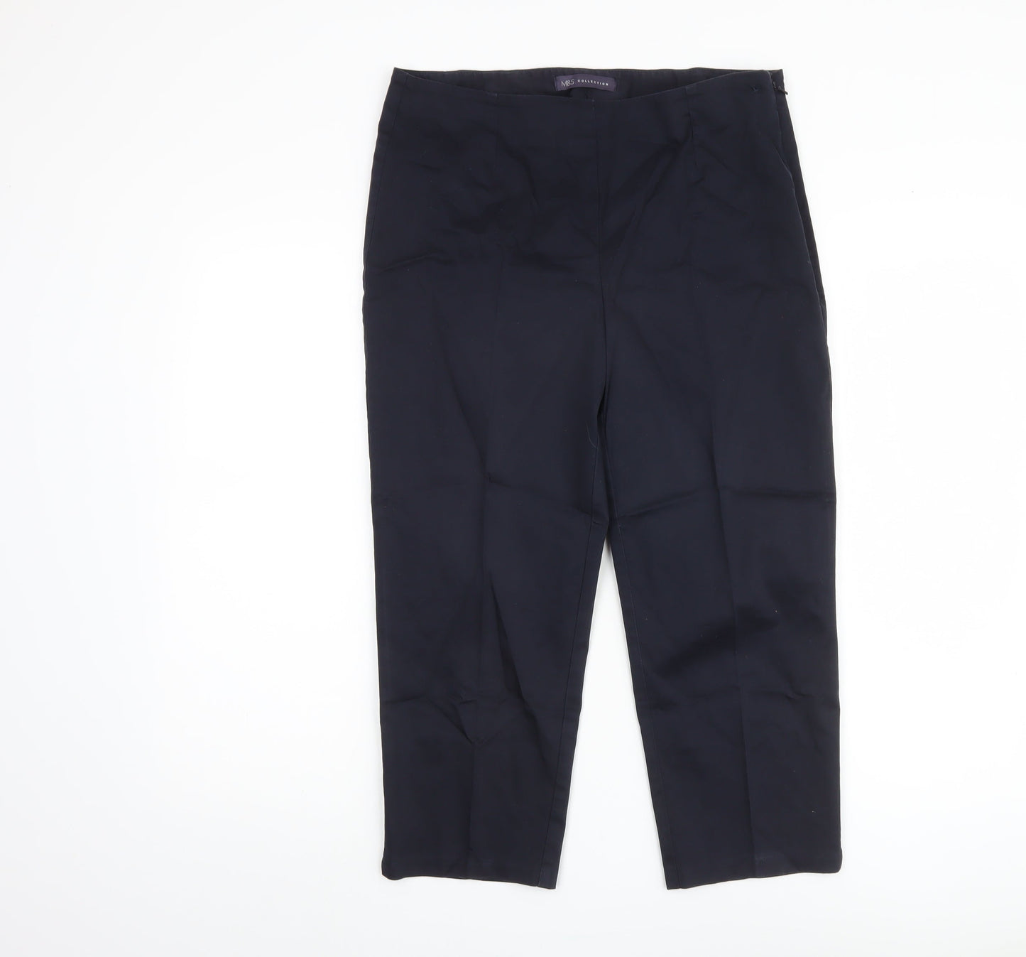 Womens UK Size 12 Marks and Spencer   Blue Trousers