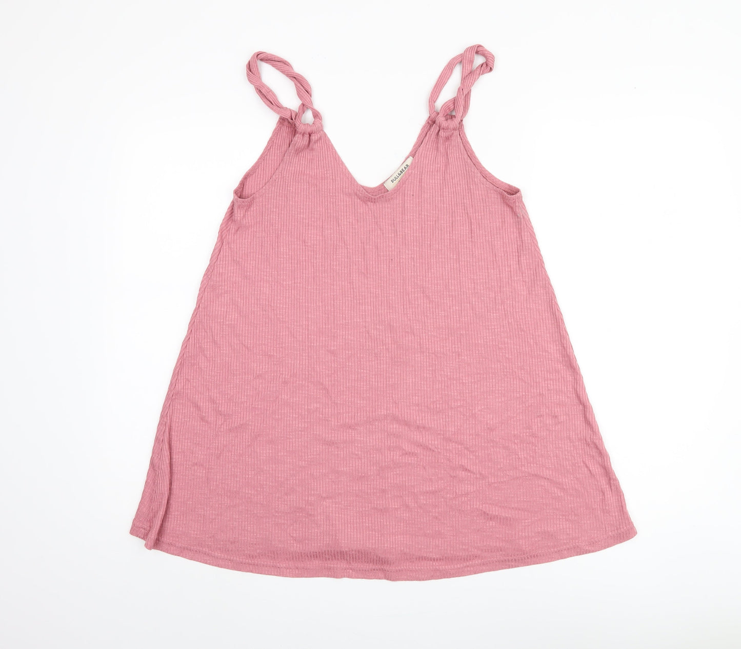 Womens UK Size 12 Pull & Bear Pink Camisole Tank