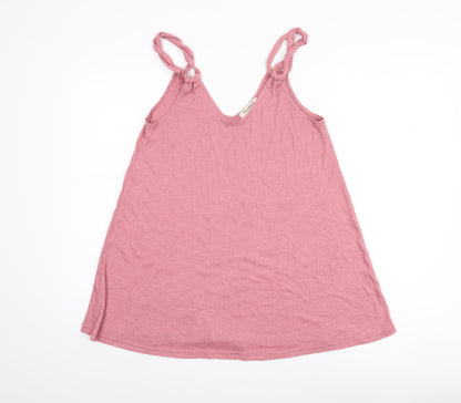 Womens UK Size 12 Pull & Bear Pink Camisole Tank