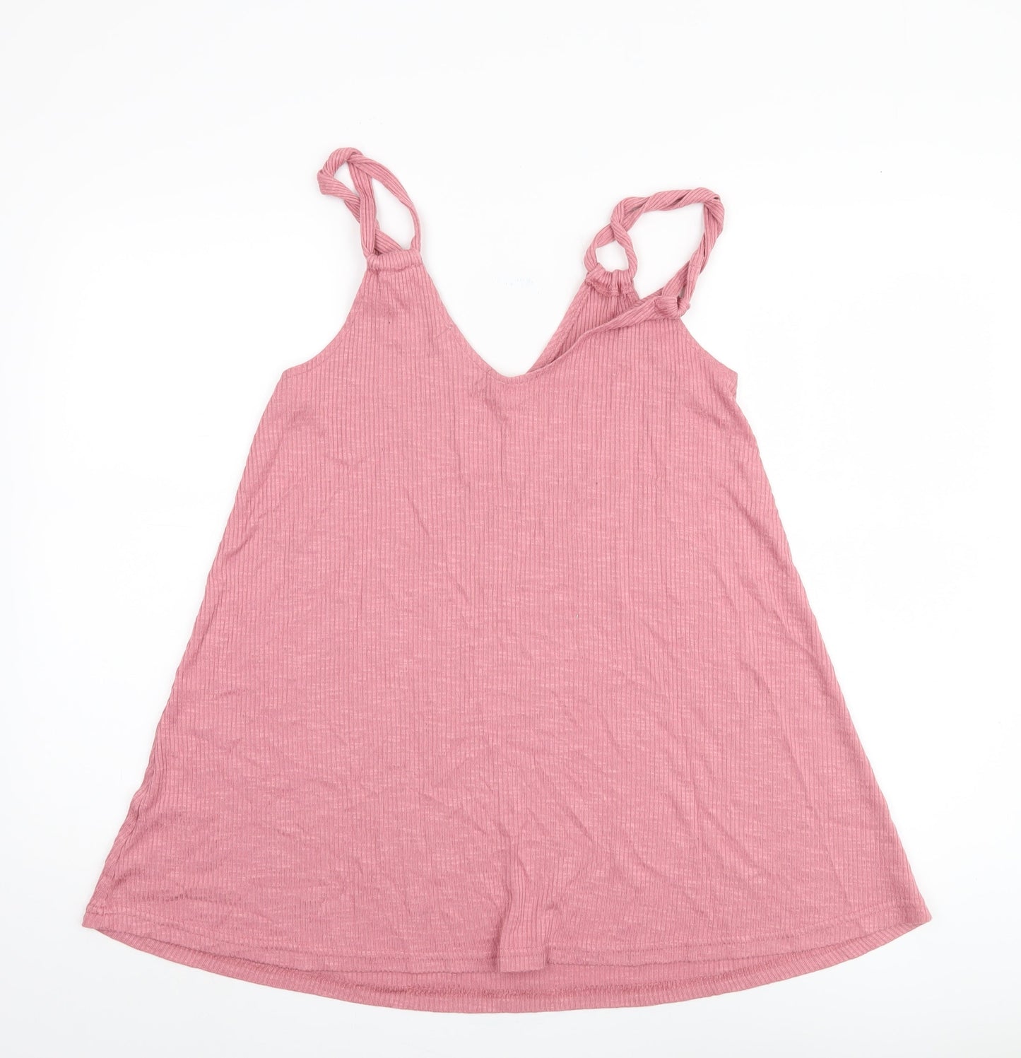 Womens UK Size 12 Pull & Bear Pink Camisole Tank