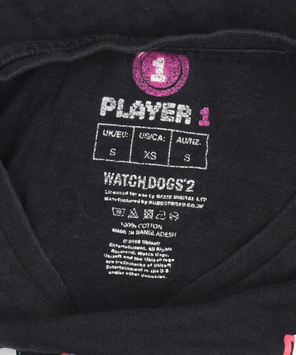 Player 1 Black Watchdogs 2 T-Shirt Small