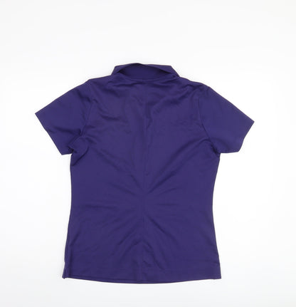 Unisex Adults UK Size M Nike Purple  Polo