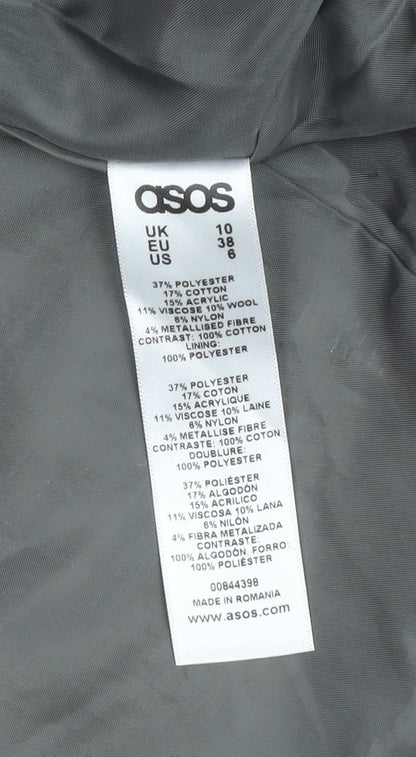 Womens UK Size 10 ASOS Multicoloured Basic Jacket