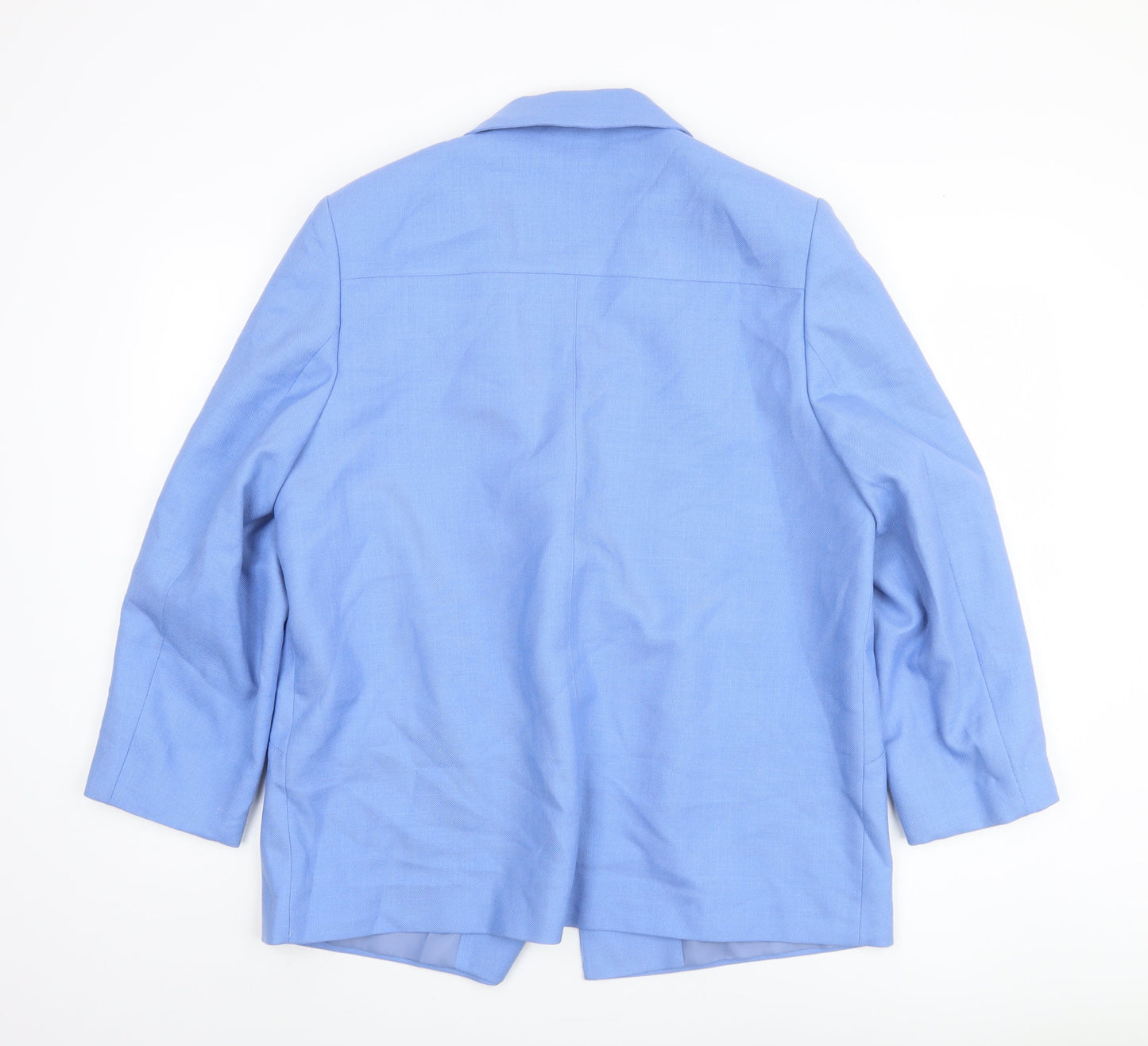 EWM Women's Blue Blazer 16 Regular Notch Lapel