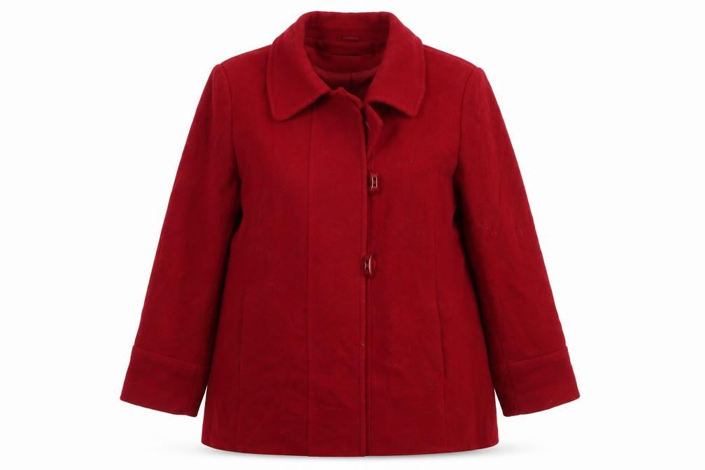 Womens UK Size 18 Isle Red Basic Jacket