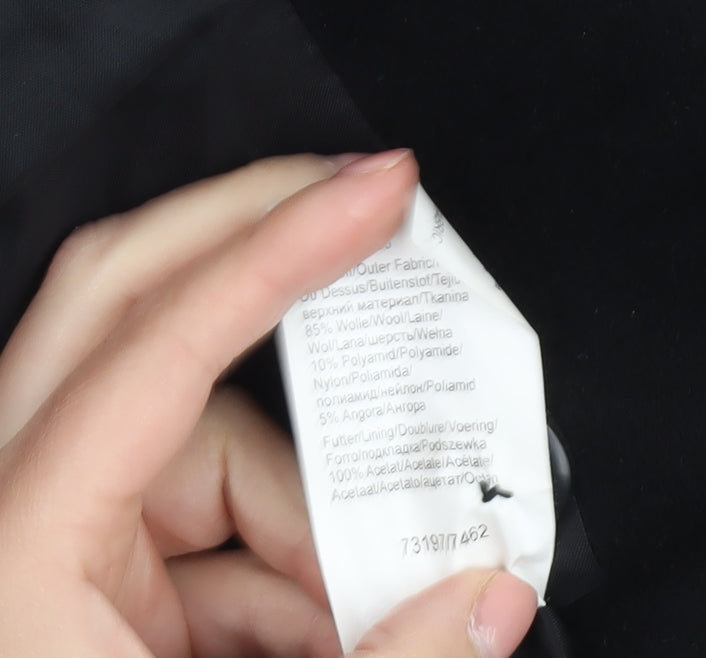 Gerry Weber Women's Black Blazer Size 10 Wool Blend