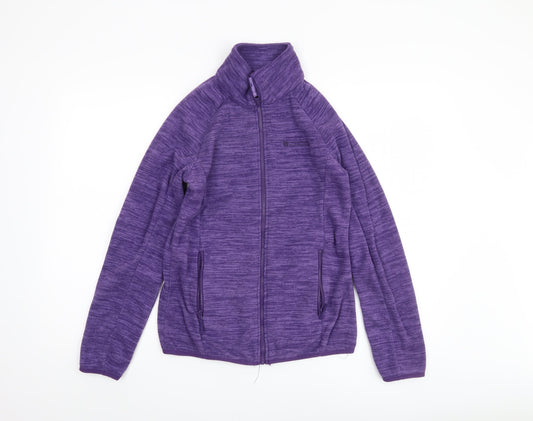 Mountain Warehouse Women's Purple Fleece Jacket Size 8