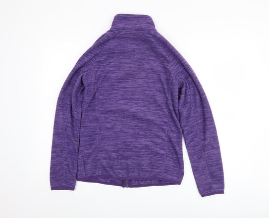 Mountain Warehouse Women's Purple Fleece Jacket Size 8