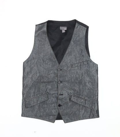 Mens UK Size 38 H&M Regular Grey Suit Waistcoat