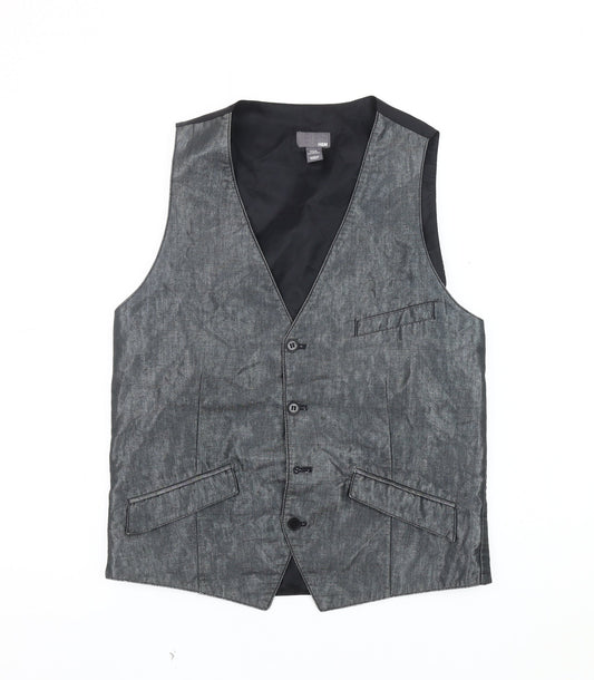 Mens UK Size 38 H&M Regular Grey Suit Waistcoat